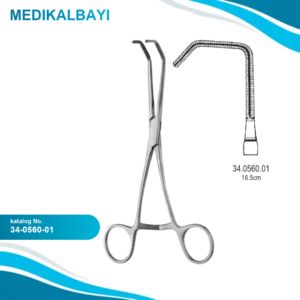 34.0560.01 Cooley Vasküler Çocuk Klempi 16.5cm