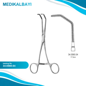 34.0560.04 Cooley Vasküler Çocuk Klempi 17.5cm