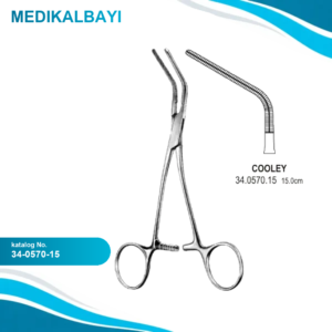 34.0570.15 Cooley Çok Amaçlı Aort Klemp 45ø, 15.5cm