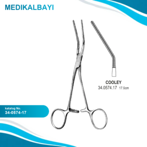 34.0574.17 Cooley Çok Amaçlı Aort Klemp 25ø, 17cm