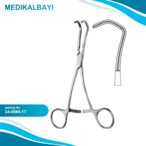 34.0594.17 Cooley Çok Amaçlı Atravmatik Klemp 17cm