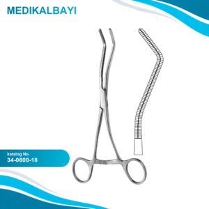 34.0600.18 Cooley Atravmatik Karotis Klemp 18cm