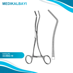 34.0602.19 Cooley Atravmatik Karotis Klemp 20cm