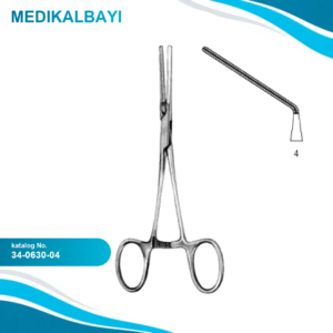 34.0630.04 Yenidoğan & Çocuk Klemp Düz İnce Fig.4 13.5cm