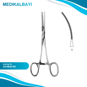 34.0630.05 Yenidoğan & Çocuk Klemp Düz İnce Fig.5 14cm