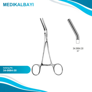 34.0664.30 Dardik Atravmatik Çok Amaçlı Klemp 30ø 15cm