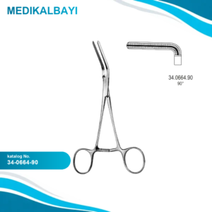 34.0664.90 Dardik Atravmatik Çok Amaçlı Klemp 90ø 14cm