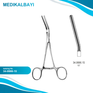 34.0666.15 Dardik Atravmatik Çok Amaçlı Klemp 15ø 17cm
