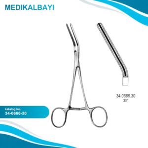 34.0666.30 Dardik Atravmatik Çok Amaçlı Klemp 30ø 17cm