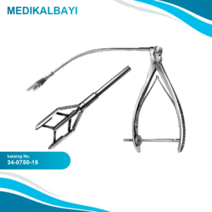 34.0750.15 Cooley Mitral Kapak Genişletici Forseps 8-15mm