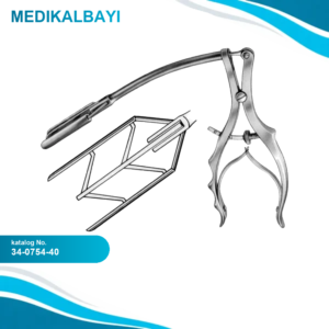 34.0754.40 Cooley Mitral Kapak Genişletici Forseps 9-40mm