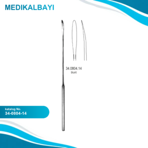 34.0804.14 Schmid Vasküler Spatula Künt 14cm