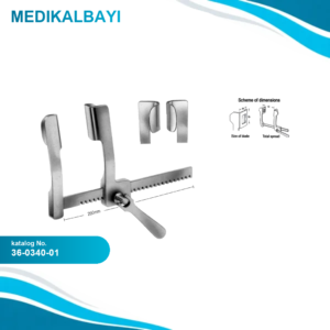 36.0340.01 Cooley Sternum Ekartörü Çocuk İçin 21x45x145mm