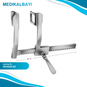 36.0442.02 Finochietto Sternum Ekartörü 65x65mm, 210mm