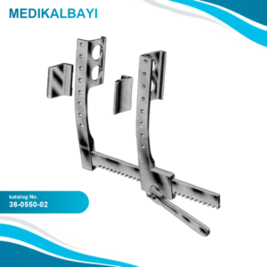 36.0550.02 Nissen Sternum Ekartörü 25cm, 2 Çift Bıçaklı