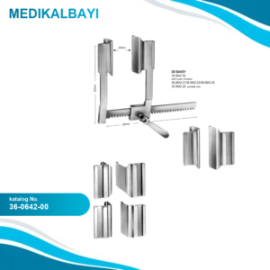 36.0642.00 DeBakey Sternum Ekartörü Komple 200x225x285mm