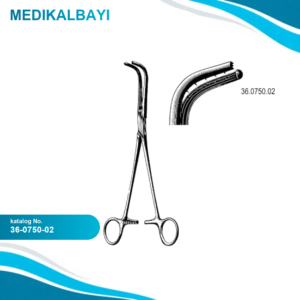 36.0750.02 Sarot Bronş Klempi Sağ 23cm