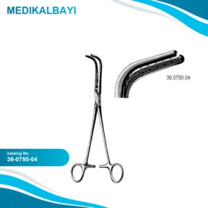 36.0750.04 Sarot Bronş Klempi Sağ 23cm