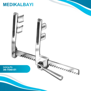 36.7540.01 Ankeney Sternum Ekartörü Çocuk, 20x20x160mm, Alüminyum