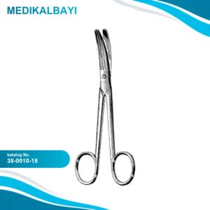38.0010.15 Schoemaker Guatr Makası Eğri 15 cm