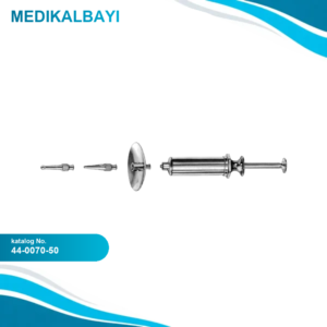 44.0070.50 Reiner Kulak Şırıngası Komple 50ml