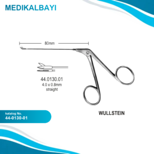 44.0130.01 Wullstein Mikro Mini Makas Düz