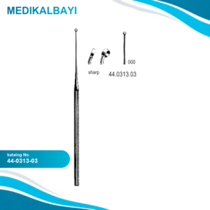 44.0313.03 Buck Kulak Küreti Eğri Keskin Fig.000, 16.5cm