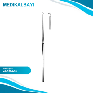44.0384.16 Hartmann Kulak KancasıDüz Keskin 16cm