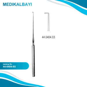 44.0404.03 Lucae Kulak Kancası Düğmeli 14cm Fig.3