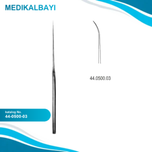 44.0500.03 Barbara Mikro İğne Eğri 15cm