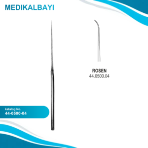 44.0500.04 Rosen Mikro İğne Eğri 15cm