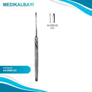 44.0590.02 Lempert Elevatör Düz 2mm, 19cm