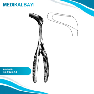 46.0036.14 Schwarz Burun Spekulumu 14cm