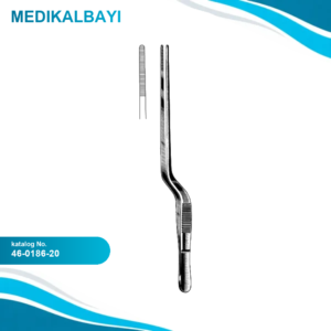 46.0186.20 Gruenwald Jansen Nazal Forseps Bayonet 20cm