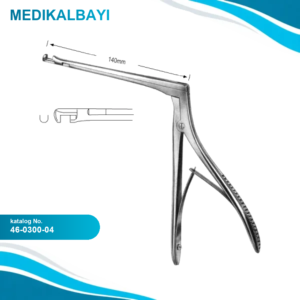 46.0300.04 Hajek-Kofler Panç Aşağı Doğru Kesim 3.5x3.5mm, Şaft 14cm