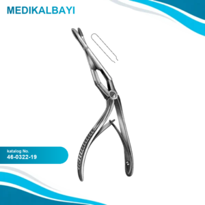 46.0322.19 Middleton-Jansen Septum Forseps 19cm