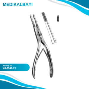 46.0340.21 Rubin Septum Ezici Forseps 21cm