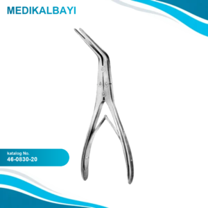 46.0830.20 Kressner Septum Forseps Açılı 20cm