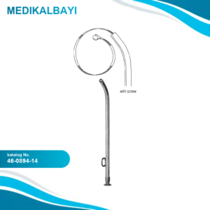46.0894.14 Bellocq Antrum/Frontal Sinus Yıkama Kanülü
