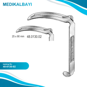 48.0130.02 Dil Basacağı,Davis Boyle Ağız Açacağı İçin Fig.2, 25x90mm