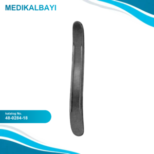 48.0284.18 Dil Basacağı Mavi Naylon Otoklanlanmış 18.5cm