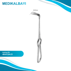 49.0124.21 Wassmund Yumuşak Doku Ekartörü 33x20mm, 21cm