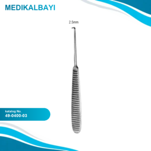 49.0400.03 Wynands Elevatör Eğri Keskin 2.5mm, 15.5cm