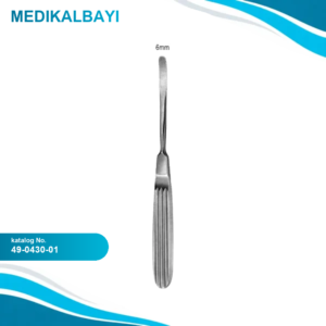 49.0430.01 Kreidler Periost Elevatör Keskin 6mm, 18cm