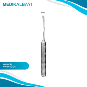49.0440.04 Williger Periost Elevatör Keskin 6mm, 16cm
