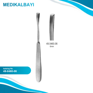 49.0460.06 Obwegeser Periost Elevatör 6mm, 18cm