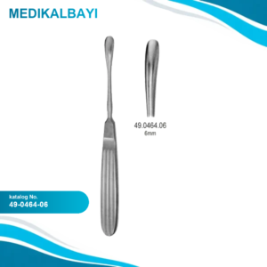 49.0464.06 Obwegeser Periost Elevatör 6mm, 18cm