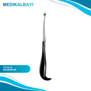 49.0546.25 Tekli Sıyırıcı, İçi Boş Saplı, 25cm