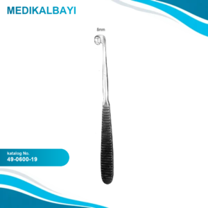 49.0600.19 Alt Çene Kenar Sıyırıcı Sol 8mm, 19cm