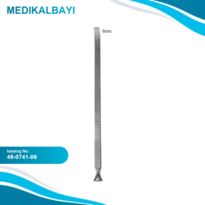 49.0741.06 Epker Osteotom Hafif Eğri 6mm, 18cm